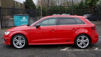 AUDI A3 2.0 TDI S line Sportback 5dr Diesel S Tronic quattro Euro 6 (s/s