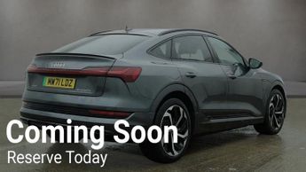 AUDI E-TRON 50 Black Edition Sportback 5dr Electric Auto quattro 71.2kWh (11