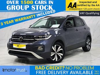 VOLKSWAGEN T-CROSS 1.0 TSI Black Edition SUV 5dr Petrol DSG Euro 6 (s/s) (110 ps)