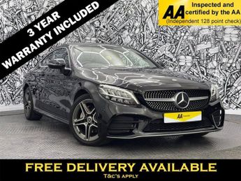 Mercedes C Class 2.0 C220d AMG Line Coupe 2dr Diesel G-Tronic+ Euro 6 (s/s) (194 