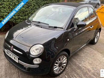 Fiat 500 1.2 Lounge Convertible 2dr Petrol Manual Euro 6 (s/s) (69 bhp)