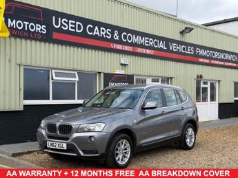 BMW X3 2.0 20d SE SUV 5dr Diesel Manual xDrive Euro 5 (s/s) (184 ps)