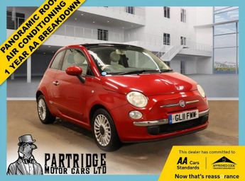 Fiat 500 1.2 Lounge Hatchback 3dr Petrol Manual Euro 5 (s/s) (69 bhp)