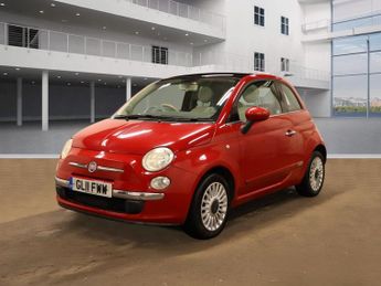 FIAT 500 1.2 Lounge Hatchback 3dr Petrol Manual Euro 5 (s/s) (69 bhp)