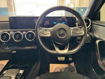 MERCEDES-BENZ A-CLASS 1.5 A180d AMG Line Hatchback 5 Door Diesel Automatic Black 7G-DC