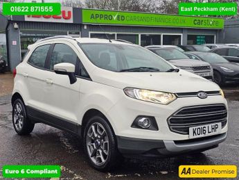 Ford EcoSport White 1.5 TDCi Titanium SUV, 59,859 miles, ULEZ compliant, Manua