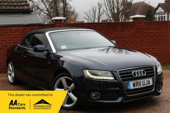 Audi A5 1.8 TFSI S line Convertible 2dr Petrol Manual Euro 5 (160 ps)