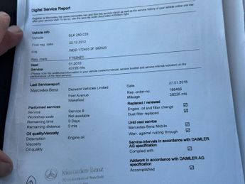 MERCEDES-BENZ SLK 2.1 SLK250 CDI BlueEfficiency AMG Sport Convertible Calcite Whit