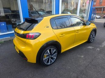 PEUGEOT E-208 50kWh GT Hatchback 5dr Electric Auto (136 ps)