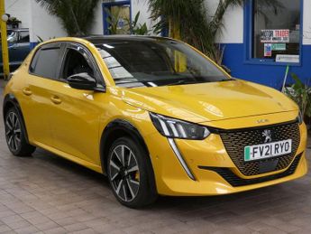 PEUGEOT E-208 50kWh GT Hatchback 5dr Electric Auto (136 ps)