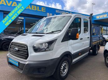 Ford Transit 2.0 350 EcoBlue Double Cab DROPSIDE RWD L3 Euro 6 (DRW) (130 ps)