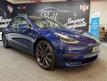 Tesla Model 3 (Dual Motor) Performance Saloon Electric Auto 4WDE (Performance 