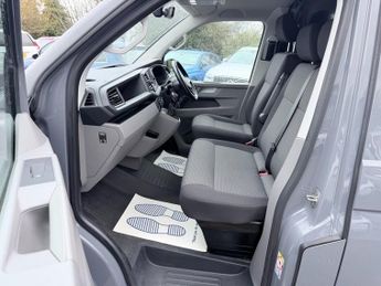 VOLKSWAGEN e-Transporter Grey E 110 37.3kWh electric panel van, 10,600 miles, Automatic, 