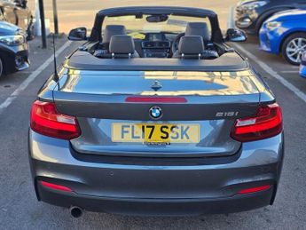 BMW 2 SERIES AUTOMATIC 1.5 218i M Sport Convertible 2dr Petrol Auto Euro 6 (s