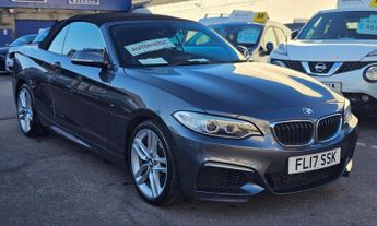 BMW 2 SERIES AUTOMATIC 1.5 218i M Sport Convertible 2dr Petrol Auto Euro 6 (s