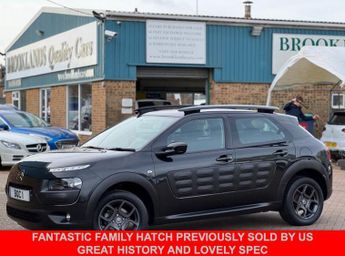Citroen C4 Cactus 1.2 PureTech Feel Hatchback Obsidian Black Petrol Manual Euro 6 