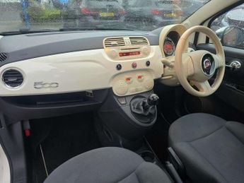 FIAT 500 1.2 Lounge Hatchback 3dr Petrol Manual Euro 5 (s/s) (69 bhp)