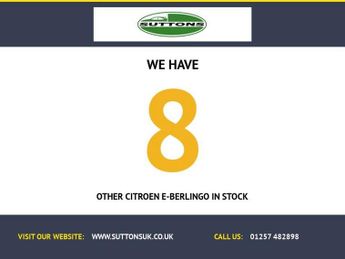 CITROEN E-BERLINGO 52kWh PLUS XL MPV 5dr Electric Auto (7.4kW Charger) (136 ps)