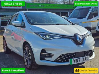 RENAULT ZOE White R135 EV50 GT Line electric hatchback, 53,700 miles, Automa