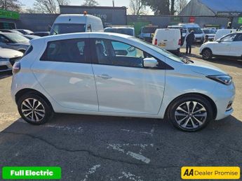RENAULT ZOE White R135 EV50 GT Line electric hatchback, 53,700 miles, Automa
