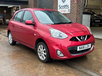 Nissan Micra 1.2 Acenta Hatchback 5 Door Petrol Manual Red Euro 6 1 Former Ke
