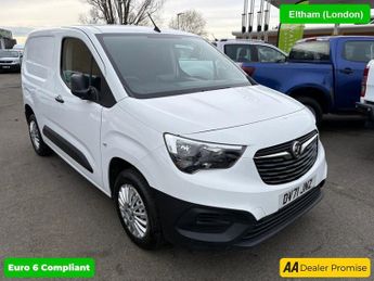 Vauxhall Combo White 1.5 Turbo D Euro 6 panel van, 31,000 miles, ULEZ compliant