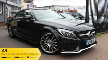Mercedes C Class 2.0 C200 AMG Line Cabriolet 2dr Petrol G-Tronic+ Euro 6 (s/s) (1