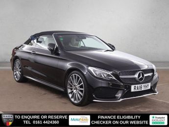 Mercedes C Class 2.0 C200 AMG Line (Premium Plus) Cabriolet 2dr Petrol G-Tronic+ 