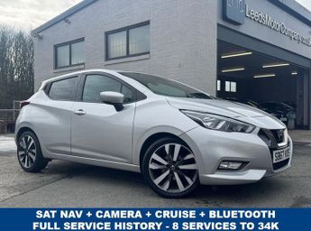 Nissan Micra 0.9 IG-T Tekna Hatchback 5dr Petrol Manual Euro 6 (s/s) (90 ps)