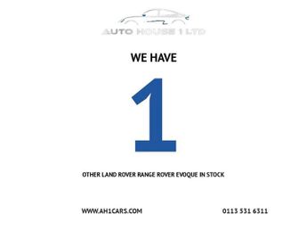 LAND ROVER RANGE ROVER EVOQUE 2.0 TD4 SE Tech SUV 5dr Diesel Auto 4WD Euro 6 (s/s) (180 ps)