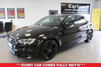 AUDI A3 1.6 TDI 30 Black Edition Saloon 4dr Diesel S Tronic Euro 6 (s/s)
