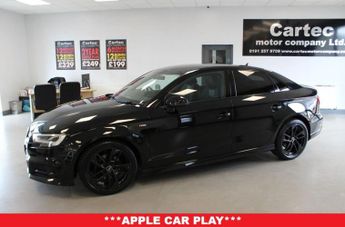 AUDI A3 1.6 TDI 30 Black Edition Saloon 4dr Diesel S Tronic Euro 6 (s/s)