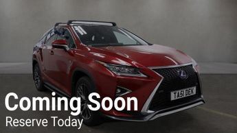 Lexus RX 3.5 450h V6 F Sport SUV 5dr Petrol Hybrid CVT 4WD Euro 6 (s/s) (