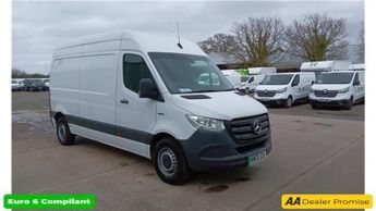MERCEDES-BENZ eSprinter White 55kWh Progressive electric panel van, 23,300 miles, Automa