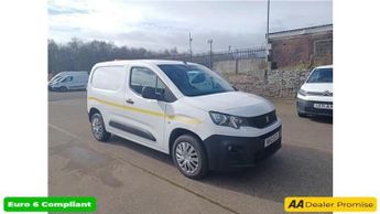 Peugeot Partner White 1.5 BlueHDi Euro 6 panel van, 41,000 miles, ULEZ compliant