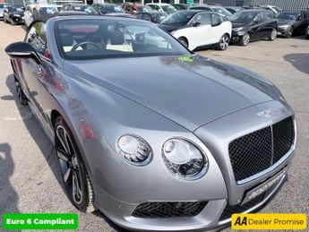 Bentley Continental Grey 4.0 V8 GT S convertible with only 25,350 miles, Auto 4WD, F