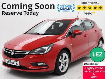 Vauxhall Astra 1.4i Turbo SRi Hatchback 5dr Petrol Manual Euro 6 (150 ps)