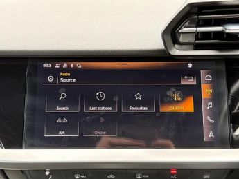 AUDI A3 1.0 TFSI 30 Technik Sportback 5dr Petrol S Tronic Euro 6 (s/s) (