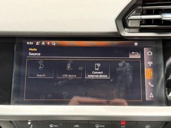 AUDI A3 1.0 TFSI 30 Technik Sportback 5dr Petrol S Tronic Euro 6 (s/s) (