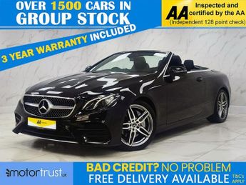 Mercedes E Class 2.0 E220d AMG Line Cabriolet 2dr Diesel G-Tronic+ Euro 6 (s/s) (