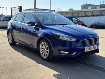 Ford Focus 1.5T EcoBoost Titanium Hatchback 5 Door Petrol Manual Blue Euro 
