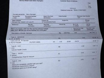RENAULT ZOE R135 52kWh GT Line Hatchback 5dr Electric Auto (i) (134 bhp)