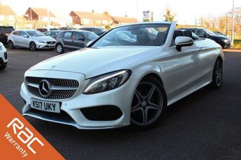 MERCEDES-BENZ C-CLASS 2.1 C220d AMG Line (Premium Plus) Cabriolet 2dr Diesel G-Tronic+