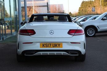 MERCEDES-BENZ C-CLASS 2.1 C220d AMG Line (Premium Plus) Cabriolet 2dr Diesel G-Tronic+