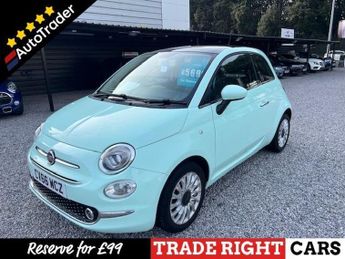 Fiat 500 1.2 Lounge Hatchback 3dr Petrol Manual Euro 6 (s/s) (69 bhp)