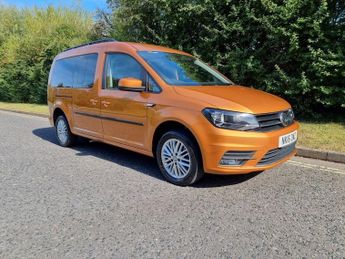 VOLKSWAGEN CADDY MAXI LIFE 5 Seat Auto Wheelchair Accessible Disabled Access Vehicle WAV