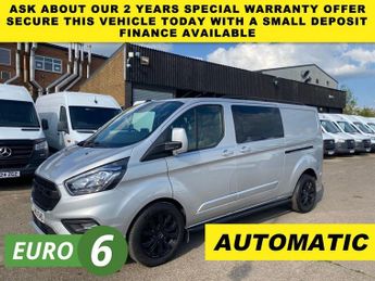 Ford Transit 2.0 TDCI T320 ECOBLUE LIMITED DOUBLE CREW CAB AUTOMATIC 130BHP. 