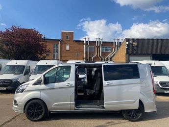 FORD TRANSIT CUSTOM 2.0 TDCI T320 ECOBLUE LIMITED DOUBLE CREW CAB AUTOMATIC 130BHP. 