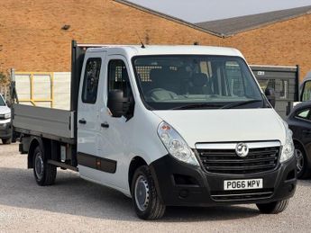 Vauxhall Movano 2.3 CDTi 3500 Dropside Double Cab 4dr Diesel Manual FWD L3 Euro 