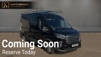 Maxus Deliver 9 2.0 D20 LUX Panel Van 5dr Diesel Manual FWD L3 H2 Euro 6 (s/s) (
